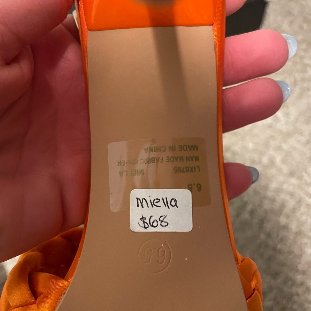 Orange Heels - Picture 2 of 3